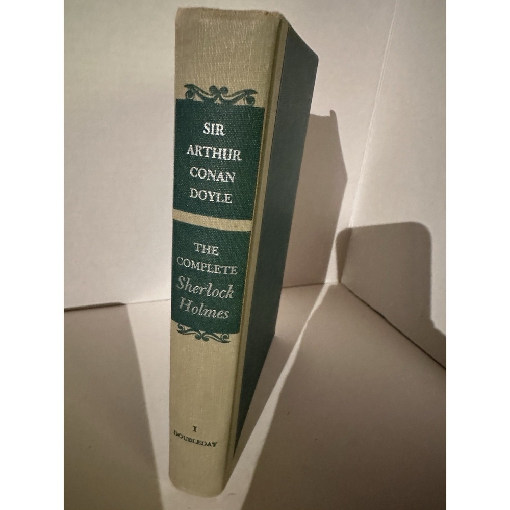 The Complete Sherlock Holmes Sir Arther Conan Doyle Hardcover 1953 vol 1 VTG